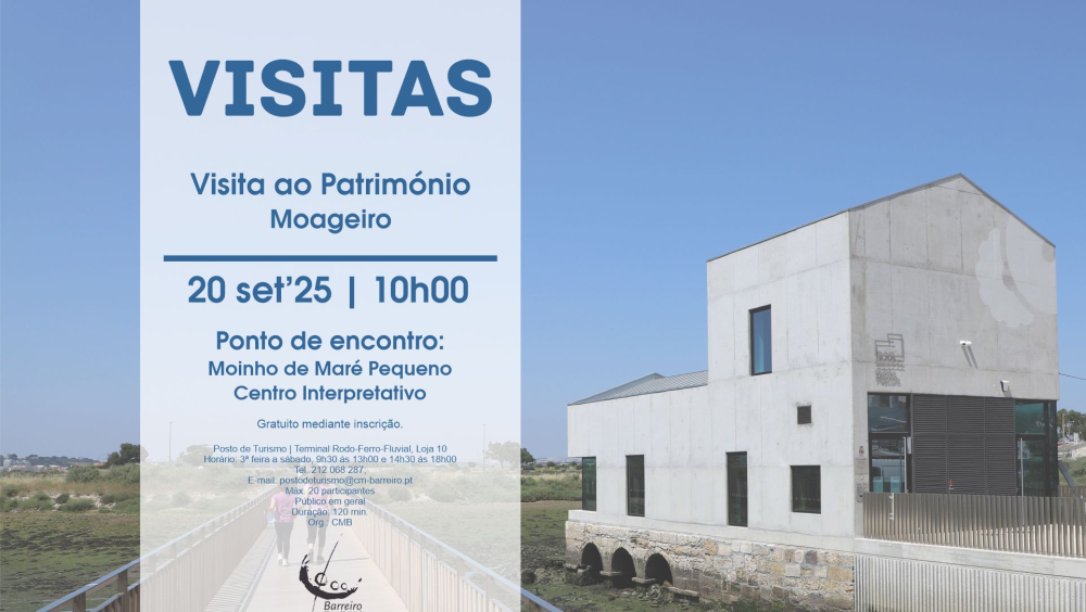 Visita guiada ao Património Moageiro