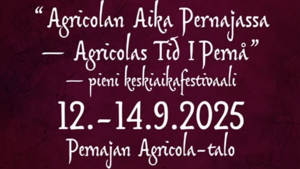 Agricolan aika Pernajassa – pieni keskiaikafestivaali