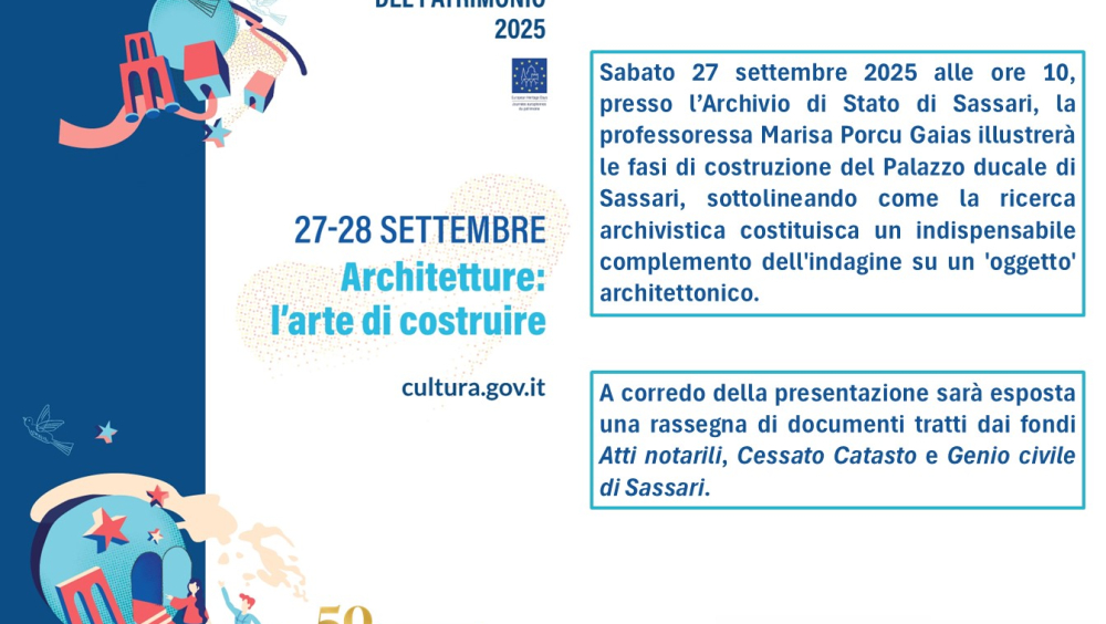 Architetture: l'arte di costruire. Il Palazzo ducale di Sassari