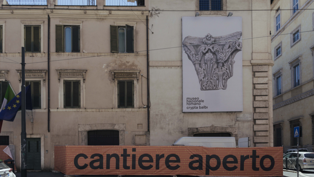 "Crypta Balbi cantiere aperto"