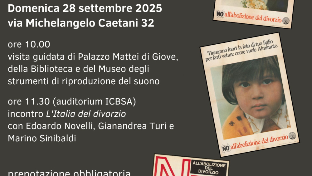 GEP 2025 - Biblioteca di Storia Moderna e Contemporanea - "L'italia del divorzio"
