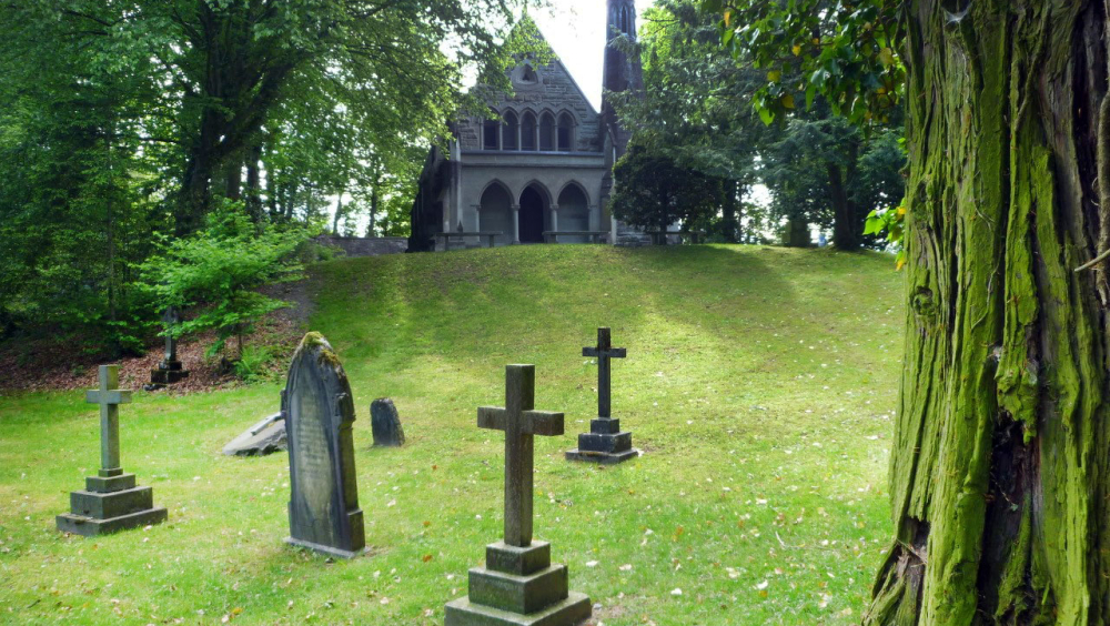 DER ENGLISCHE FRIEDHOF IN MEGGEN