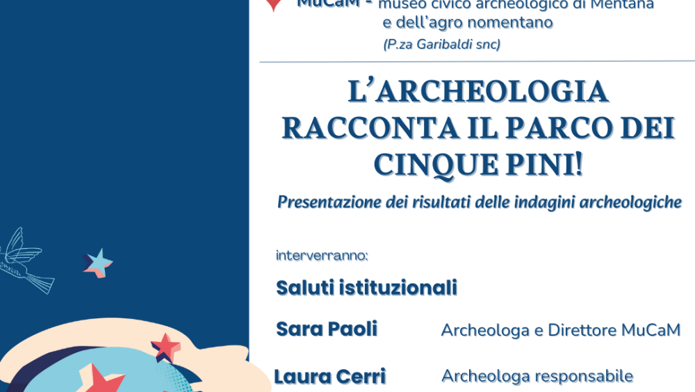 L'archeologia racconta ii Parco dei Cinque Pini!