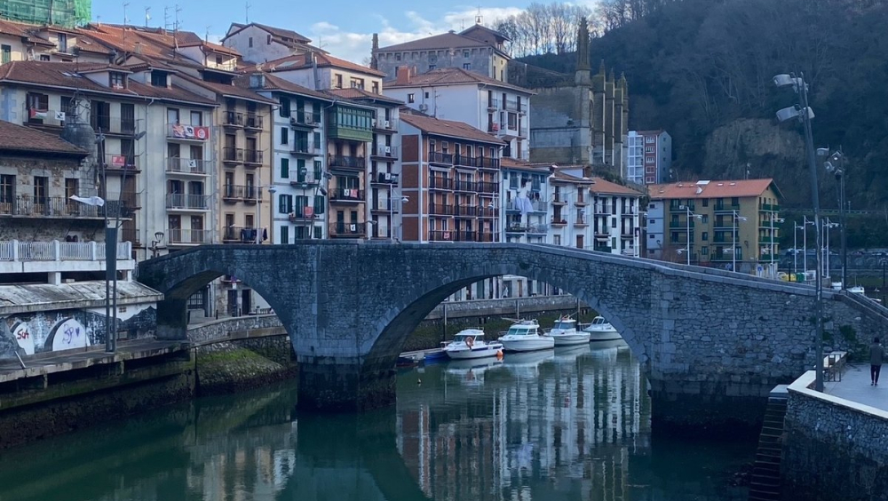 Las casas de los pescadores de Ondarroa