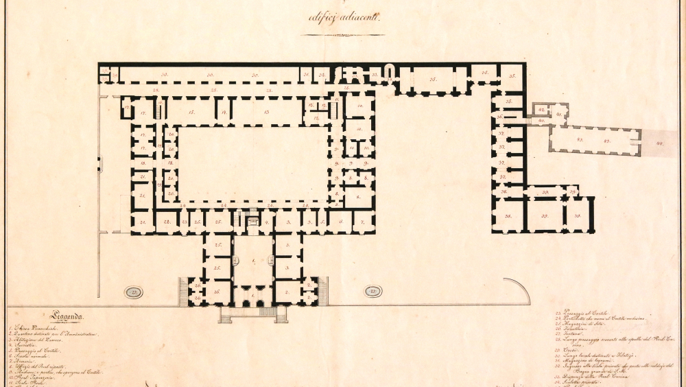 Caserta e i siti reali nelle planimetrie di età borbonica