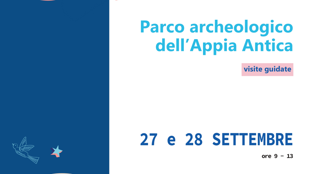 GEP 2025 Sabato 27 e domenica 28 settembre 2025 la Soprintendenza Archeologia belle arti e paesaggio per le province di Caserta e Benevento apre il Parco archeol. dell’Appia Antica organizzando visite guidate. Ingresso gratuito