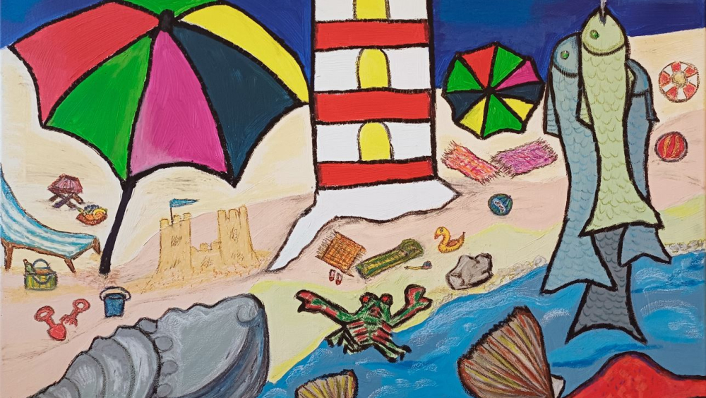 Kunstgespräch im Schaudepot: Die Drei am Webstuhl