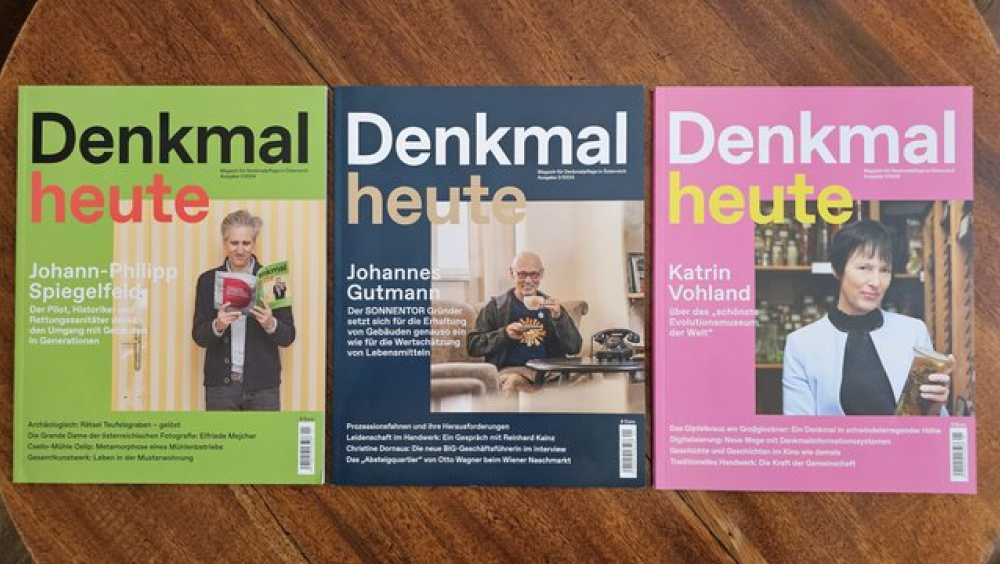 Landeskonservatorat für Salzburg: Infotisch Denkmalpflege