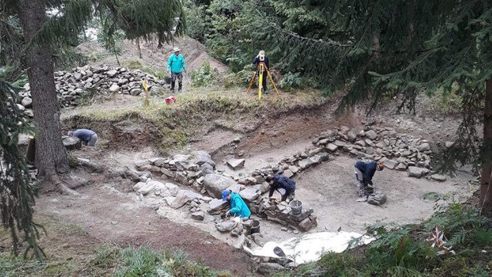Archäologische Ausgrabung „Hohe Birga“ in Birgitz