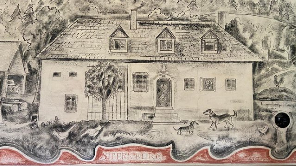 Zülowräume im Sternberg: Wandmalereien, Deckenmalereien, bemalte Türen und Keramik von Franz von Zülow