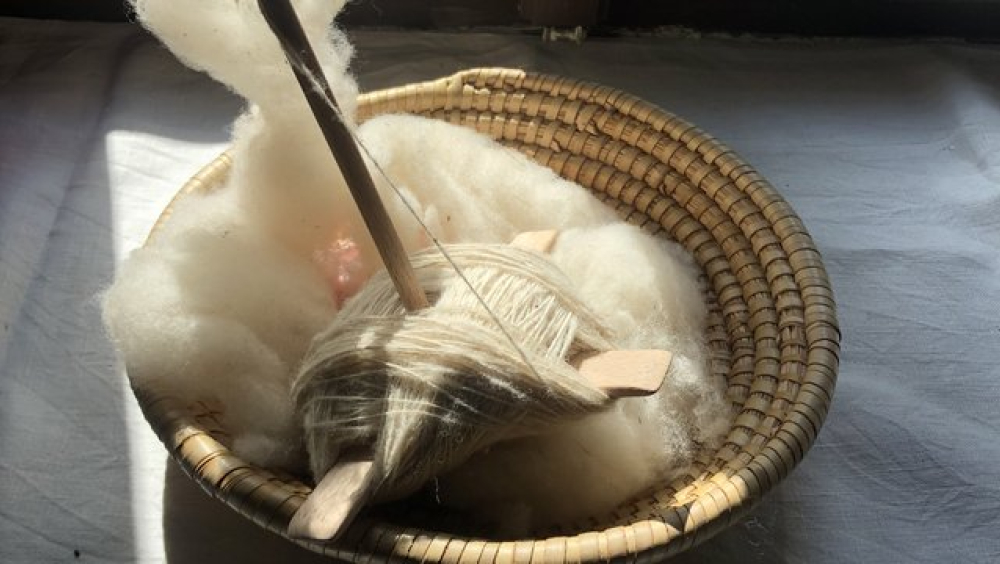 Spinnen mit der Handspindel