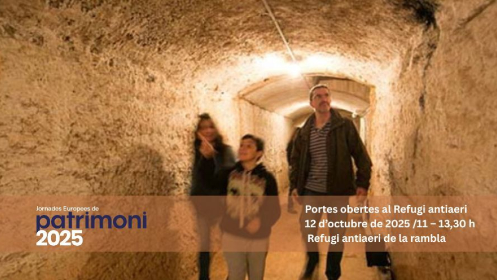 Portes obertes al Refugi antiaeri “Refugi de formigó, memòri