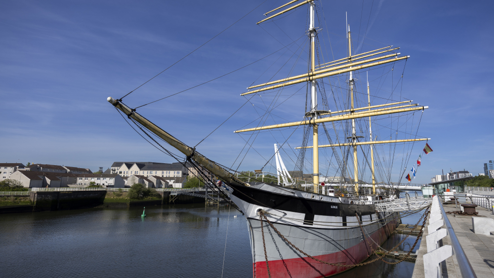 The Tall Ship Glenlee at Riverside Museum