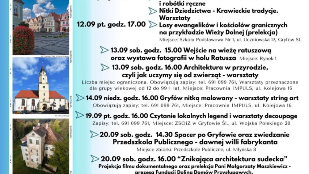 Historyczny spacer po Gryfowie Śląskim oraz zwiedzanie dawnej willi fabrykanta Organizatorzy