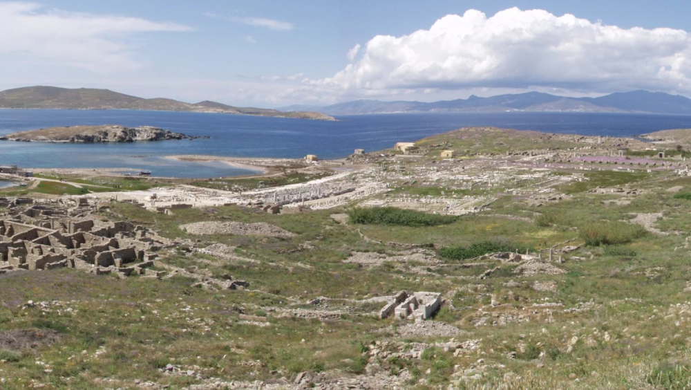 Delos - general view of the archaeological site