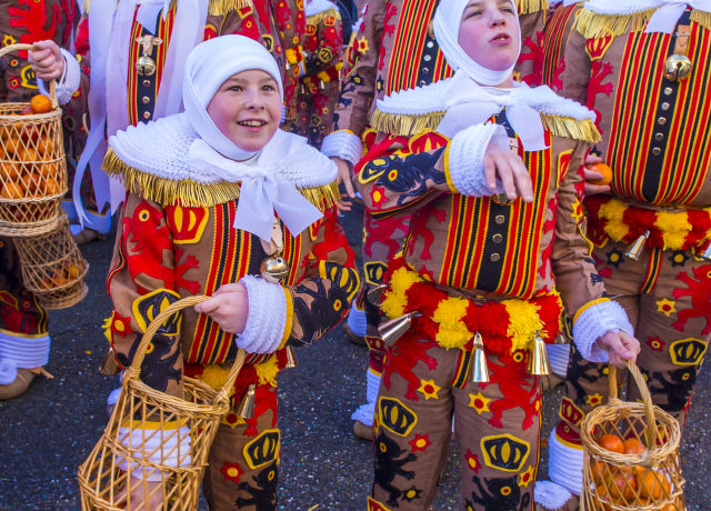 The Carnival of Binche, Belgium