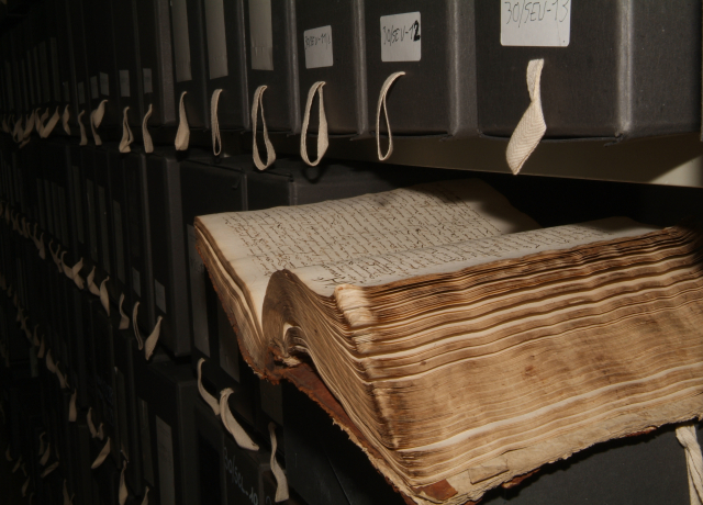 Visite guidée des espaces de conservation des archives European