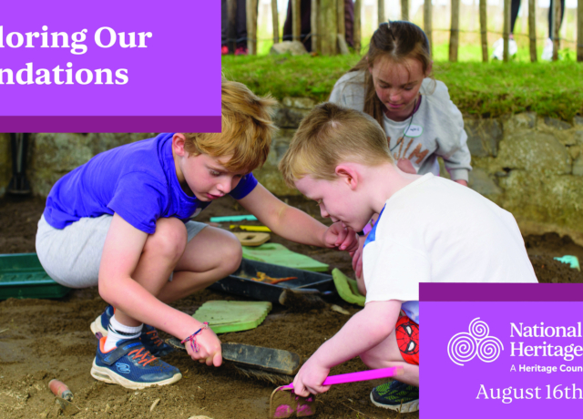 National Heritage Week in Ireland event with children exploring 