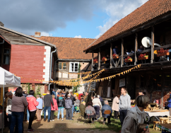 Fair in the restored yard - EHD Story, Latvia (credit, Interdisciplinary Art Group SERDE)