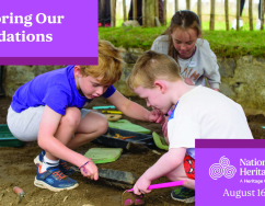National Heritage Week in Ireland event with children exploring 