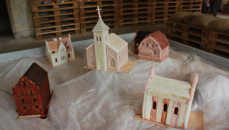 The exhibition at the Marijampolė Sugar Factory.