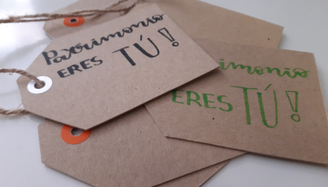 Patrimonio eres tu (hertage is you) labels
