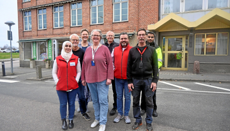Part of the team working on the BRIO Archive Project: Saffani Krayem, Sven-Erik Nilsson, Ann Häljesgård, Kerstin Ingelmark, Kenneth Karlsson, Rami Iskif, Lars Holm och Mahmoud Elali.