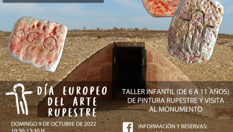 Cartel talleres y visitas al Dolmen de Soto