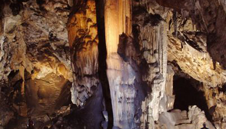 Vista de la Cueva de Ardales, en la provincia de Málaga.