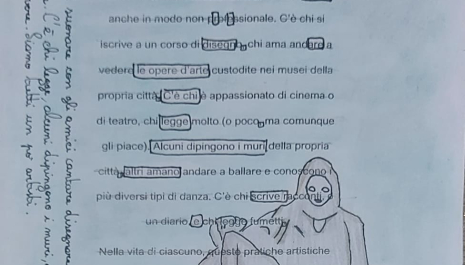 LA PIETA'. L'arte è suonare con gli amici, cantare, disegnare le opere d'arte. C'è chi legge, alcuni dipingono i muri, altri amano scrivere. Siamo tutti un po' artisti.