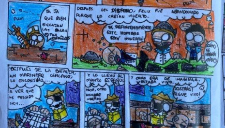 Second page of comic book