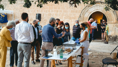A shot from 'A Punic Discovery'. A Punic Exhibition together with pottery and osteological workshops during the organisation's launch