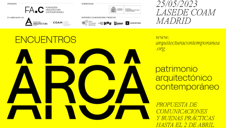 ARCA Meetings of Contemporary Architechtural Call for Communications and Good Practices 