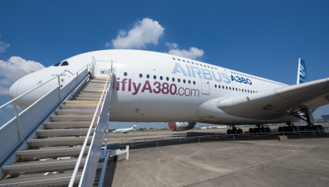 Visite exceptionnelle de l'A380 du musée de l'Air et de l'Espace