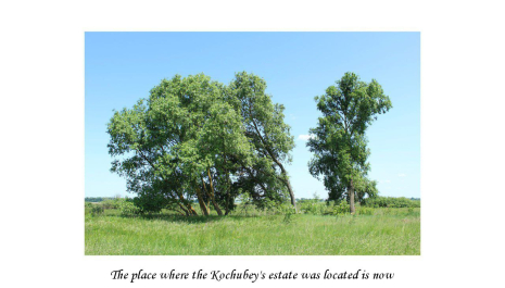 The place where the Kochubey's estate was located is now