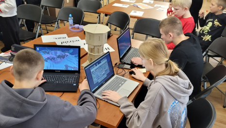 Group III presented result of digital creation of water tower