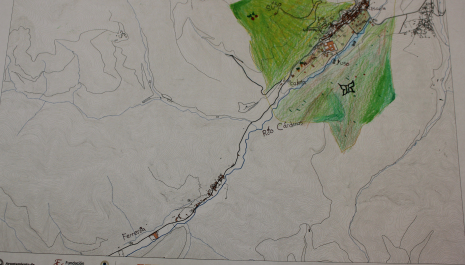 El plano de SAn Millán de Ainara