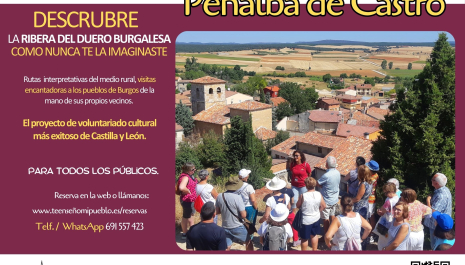 "¿Te Enseño mi Pueblo?" Descubre los pueblos más bonitos cerca de Aranda de Duero (Burgos) con el proyecto de voluntariado cultural más exitoso de Castilla y León