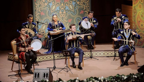 Mugham musicians performing in Baku