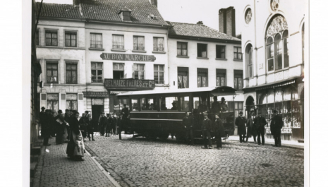 Mini expo '150 jaar tram in Gent'