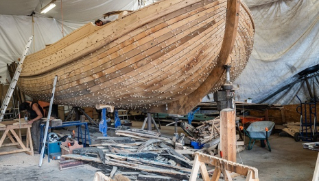 Restauratie houten schip Ouderhoek