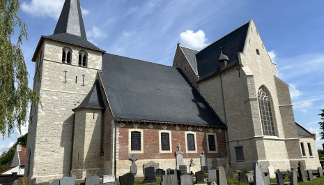 Restauratie kerk en archeologische vondsten Boutersem (Vertrijk)