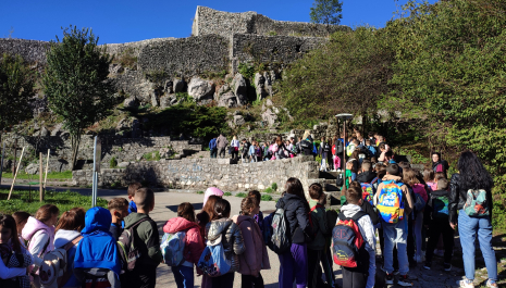 Childrens visitors Bedem Fest and Fortress