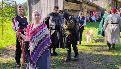 The Larp groups (a live action role-playing game) have liked the place 