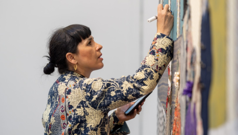 Creëer textielcollages met Małgorzata Mirga-Tas