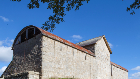 South view of Cragend Farm Hydraulic Silo