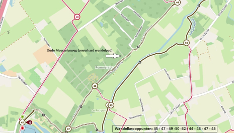 Wandeling langs het Oude Meerselsepad