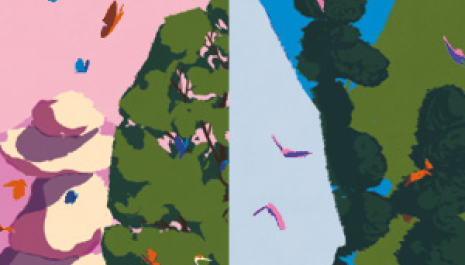 Exhibition of Guénaelle de Carbonnières, art and perch course
