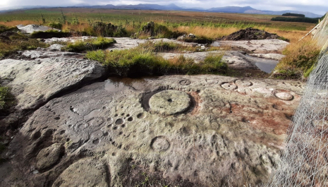 Talk on “Broughmore Wood rock carvings and their implications”