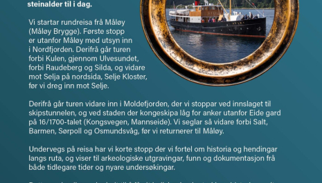 Kulturminnedagar Kinn Kommune 2025, *Historisk båttur med MS Atløy*